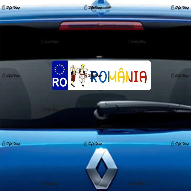 Romania model 4, indicator masina, dimensiune 500x100 mm